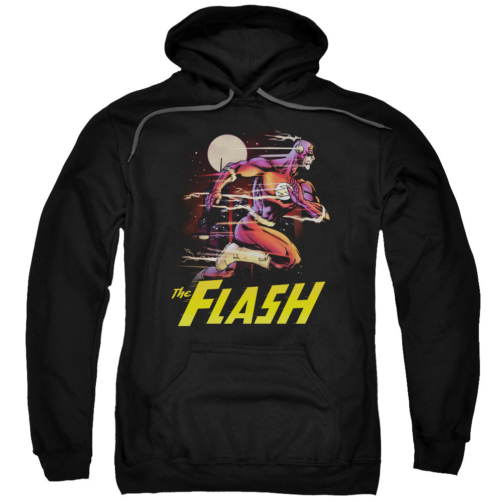 JLA/CITY RUN - ADULT PULLOVER HOODIE - BLACK