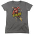JLA/BOLT RUN - S/S WOMENS TEE - CHARCOAL