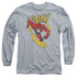 JLA/LIGHTNING TRAIL -  L/S ADULT 18/1  - ATHLETIC HEATHER