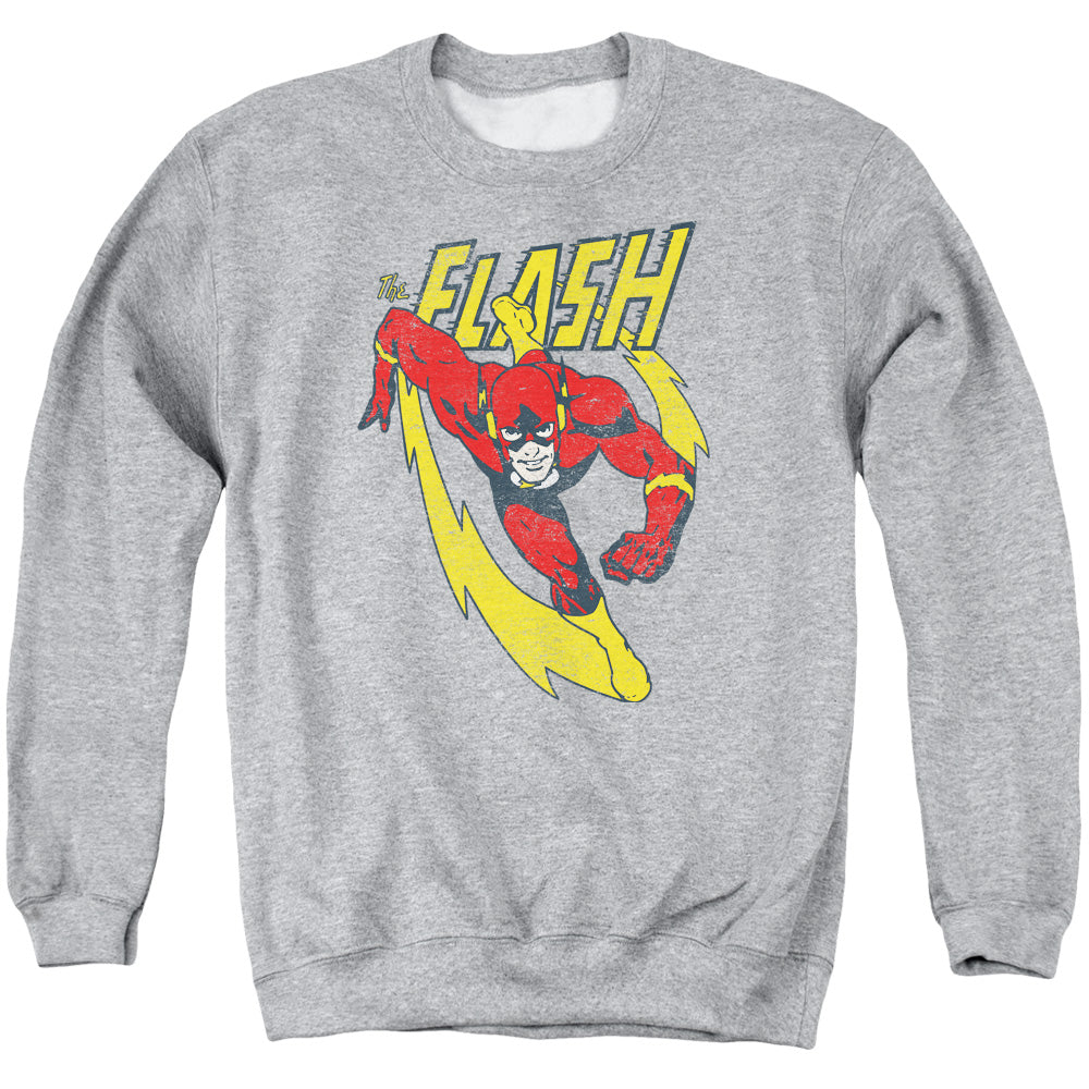 JLA/LIGHTNING TRAIL - ADULT CREWNECK SWEATSHIRT - ATHLETIC HEATHER