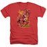 JLA/FLASH LIGHTNING - ADULT HEATHER - RED