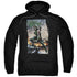 JLA/FIRE AND RAIN - ADULT PULLOVER HOODIE - BLACK