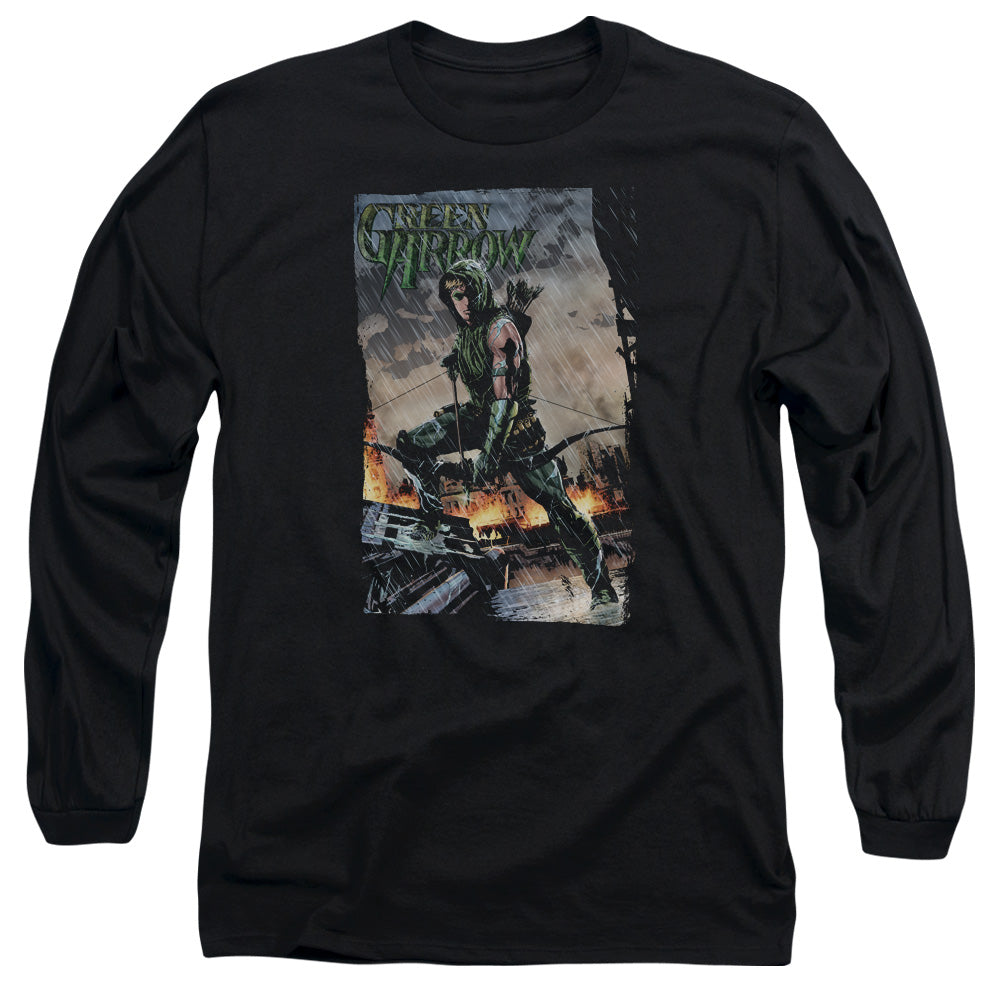 JLA/FIRE AND RAIN -  L/S ADULT 18/1  - BLACK