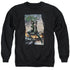 JLA/FIRE AND RAIN - ADULT CREWNECK SWEATSHIRT - BLACK