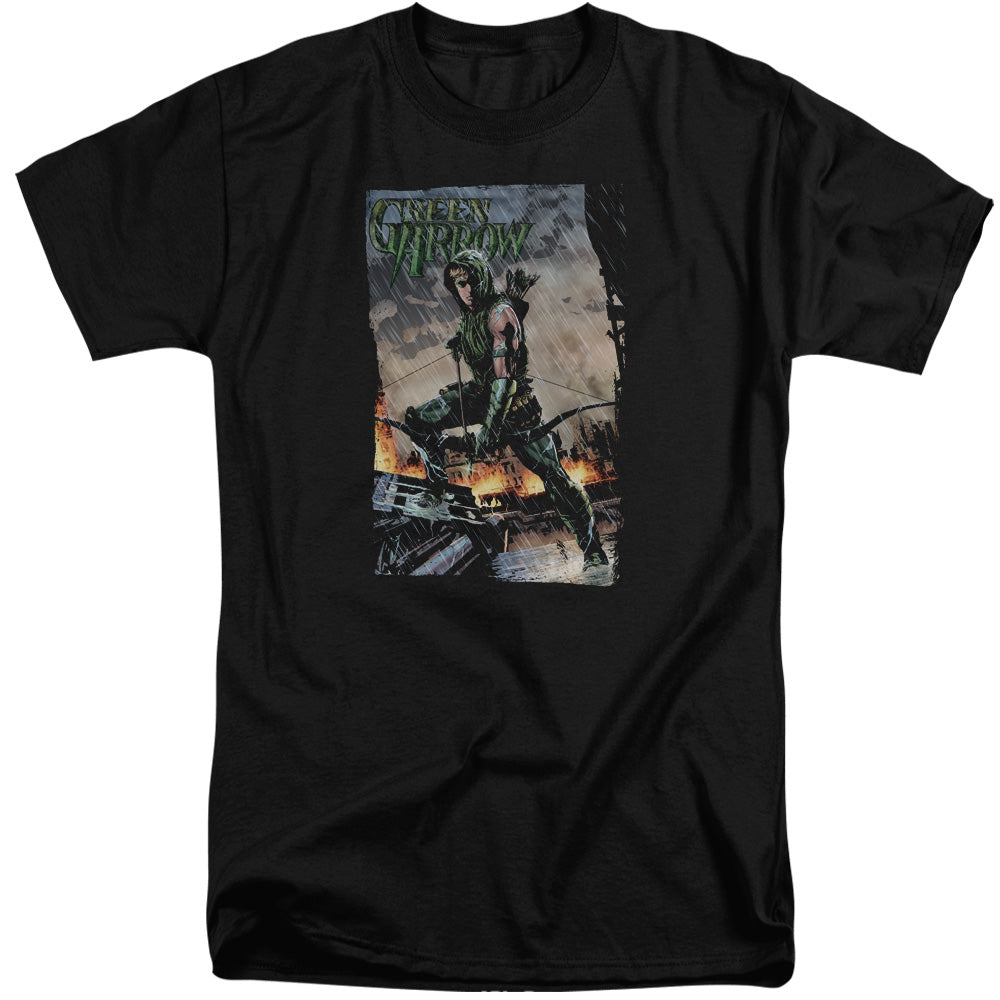 JLA/FIRE AND RAIN - S/S ADULT TALL 18/1 - BLACK