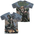 JLA/RAIN (FRONT/BACK PRINT) - S/S ADULT POLY CREW - MULTI