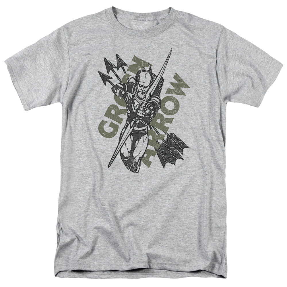 JLA/ARCHERS ARROWS - S/S ADULT 18/1 - ATHLETIC HEATHER