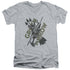 JLA/ARCHERS ARROWS - S/S ADULT V-NECK 30/1 - ATHLETIC HEATHER