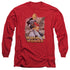 JLA/WONDER WOMAN -  L/S ADULT 18/1  - RED