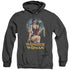 JLA/CITY WARRIOR - ADULT HEATHER HOODIE - BLACK
