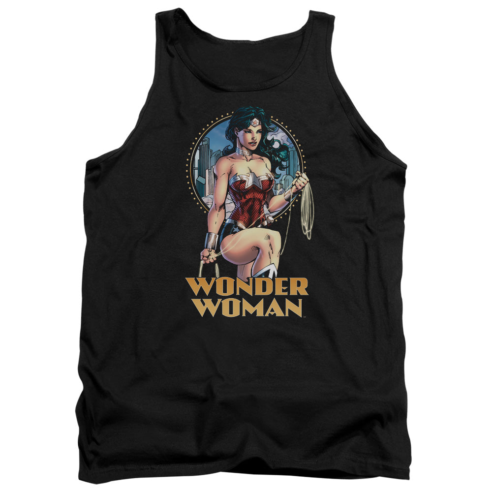 JLA/CITY WARRIOR - ADULT TANK - BLACK