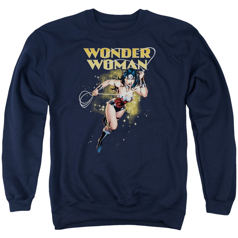 JLA/STAR LASSO - ADULT CREWNECK SWEATSHIRT - NAVY