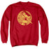 JLA/YOUNG WONDER - ADULT CREWNECK SWEATSHIRT - RED