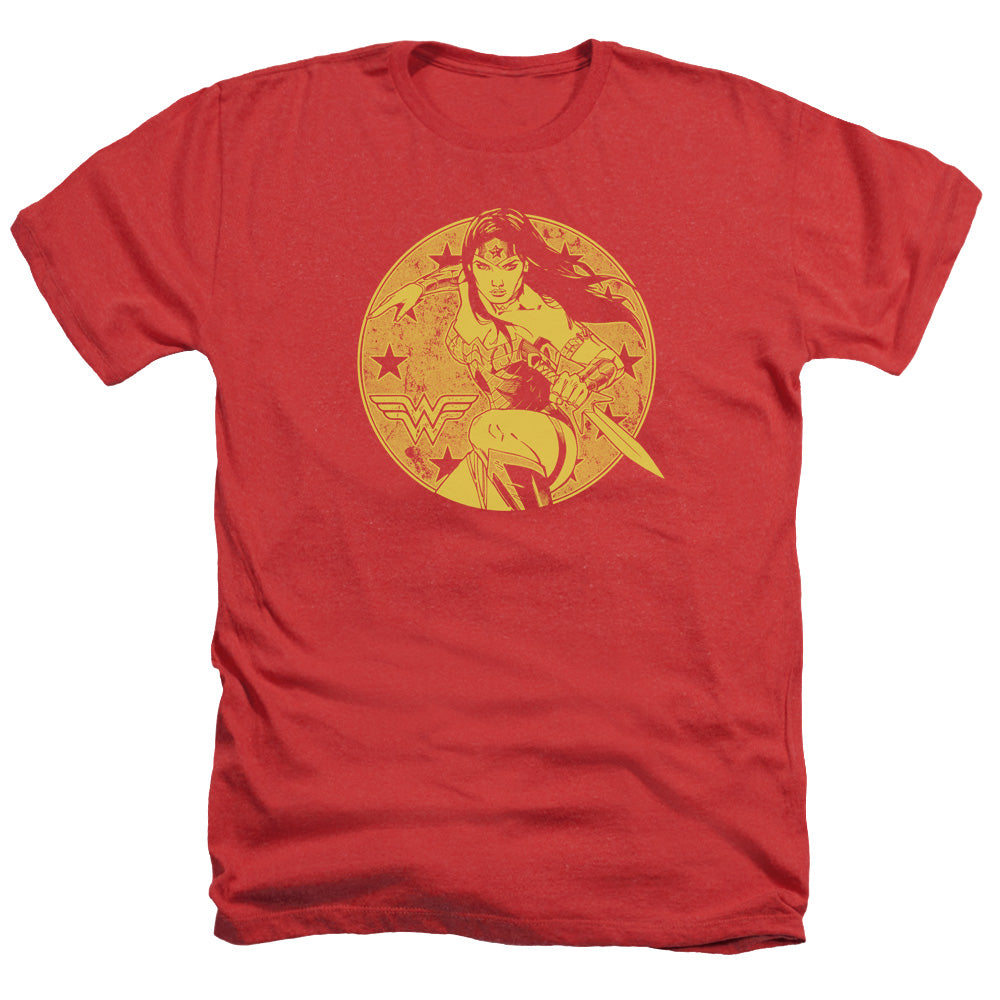 JLA/YOUNG WONDER - ADULT HEATHER - RED