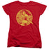 JLA/YOUNG WONDER - S/S WOMENS TEE - RED