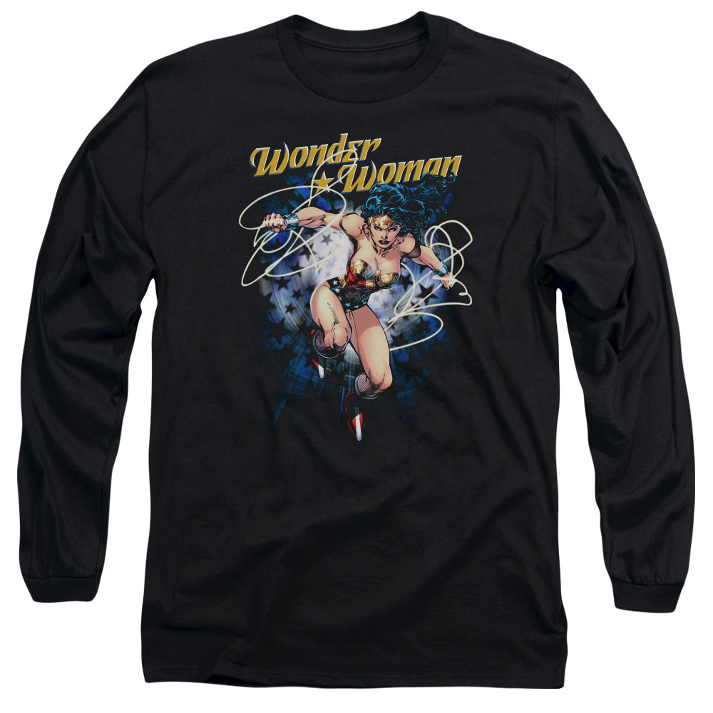 JLA/STARBURST -  L/S ADULT 18/1  - BLACK