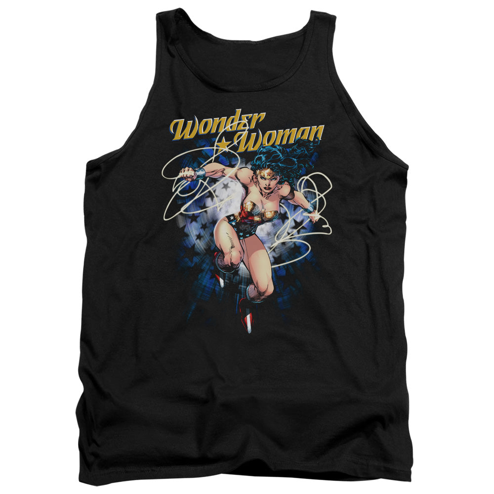 JLA/STARBURST - ADULT TANK - BLACK