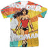 JLA/HANDS FULL (FRONT/BACK PRINT) - S/S ADULT POLY CREW - MULTI