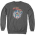 JLA/AT YOUR SERVICE - ADULT CREWNECK SWEATSHIRT - CHARCOAL