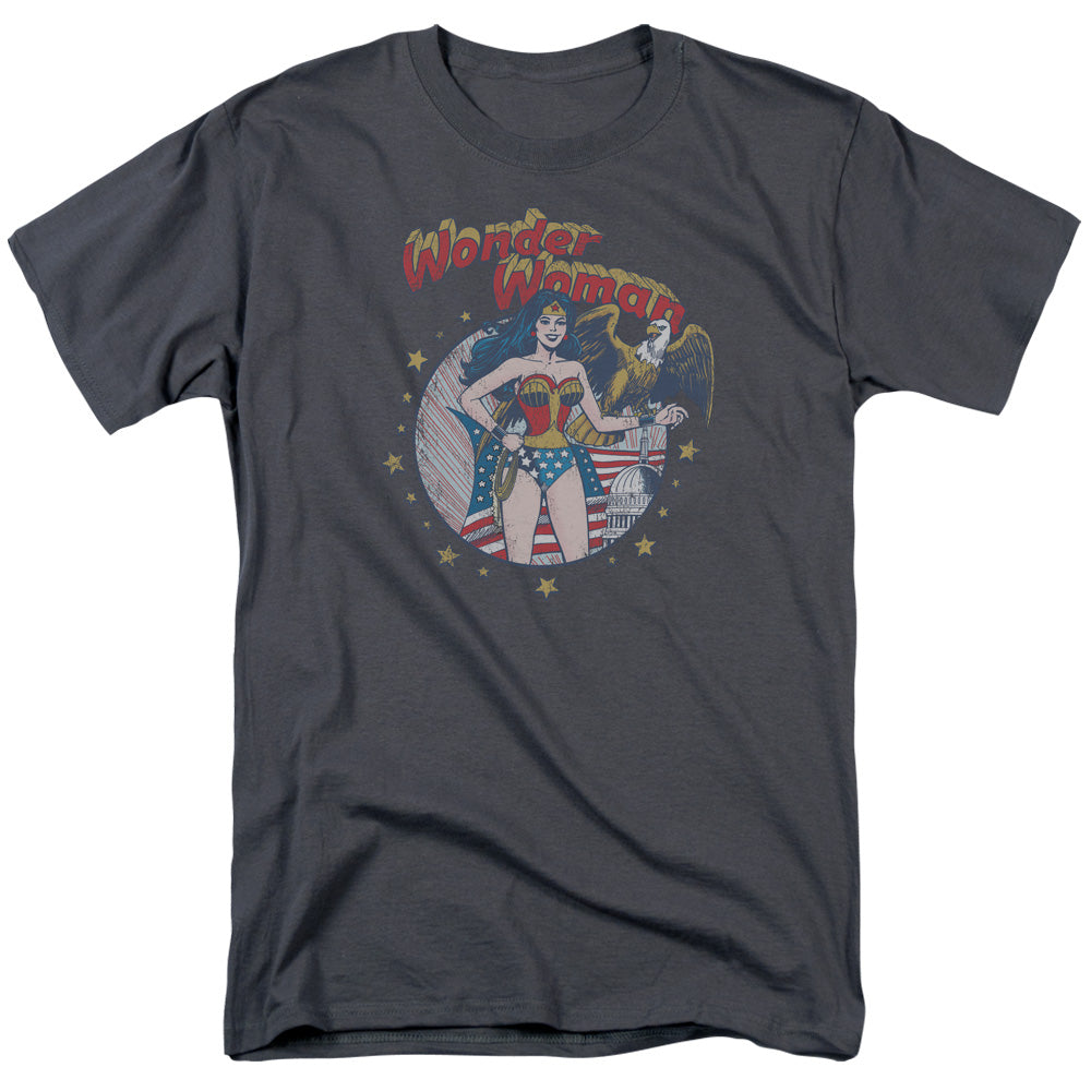 JLA/AT YOUR SERVICE - S/S ADULT 18/1 - CHARCOAL