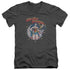 JLA/AT YOUR SERVICE - S/S ADULT V-NECK 30/1 - CHARCOAL