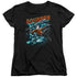 JLA/AQUAMAN AQUA BUBBLES - S/S WOMENS TEE - BLACK