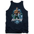 JLA/AQUAMAN WATER POWERS - ADULT TANK - NAVY