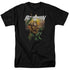 JLA/AQUAMAN BEACH SUNSET - S/S ADULT 18/1 - BLACK