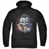 JLA/DOLL HEADS - ADULT PULLOVER HOODIE - BLACK
