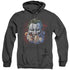 JLA/DOLL HEADS - ADULT HEATHER HOODIE - BLACK