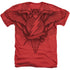 JLA/FLASH SUBLIMATION WINGED LOGO - ADULT HEATHER - RED