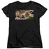 JLA/CINEMATIC LEAGUE - S/S WOMENS TEE - BLACK