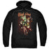 JLA/BAD GIRLS - ADULT PULLOVER HOODIE - BLACK