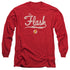 JLA/OLD SCHOOL FLASH -  L/S ADULT 18/1  - RED