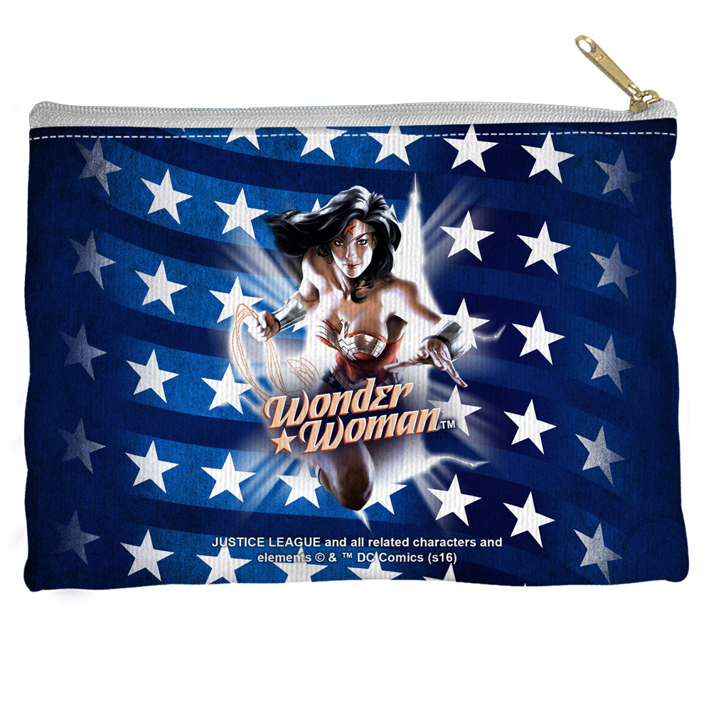 JLA/RIPPED FLAG - STRAIGHT BOTTOM ACCESSORY POUCH