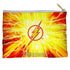JLA/LIGHTNING EMBLEM - STRAIGHT BOTTOM ACCESSORY POUCH