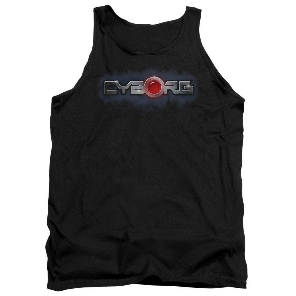 JLA/CYBORG TITLE - ADULT TANK - BLACK