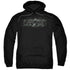 JLA/AQUAMAN TITLE - ADULT PULLOVER HOODIE - BLACK