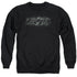 JLA/AQUAMAN TITLE - ADULT CREWNECK SWEATSHIRT - BLACK