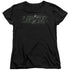 JLA/AQUAMAN TITLE - S/S WOMENS TEE - BLACK