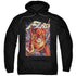 JLA/FLASH ONE - ADULT PULLOVER HOODIE - BLACK