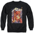 JLA/FLASH ONE - ADULT CREWNECK SWEATSHIRT - BLACK