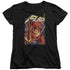 JLA/FLASH ONE - S/S WOMENS TEE - BLACK