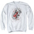 JLA/HARLEY SKETCH - ADULT CREWNECK SWEATSHIRT - WHITE