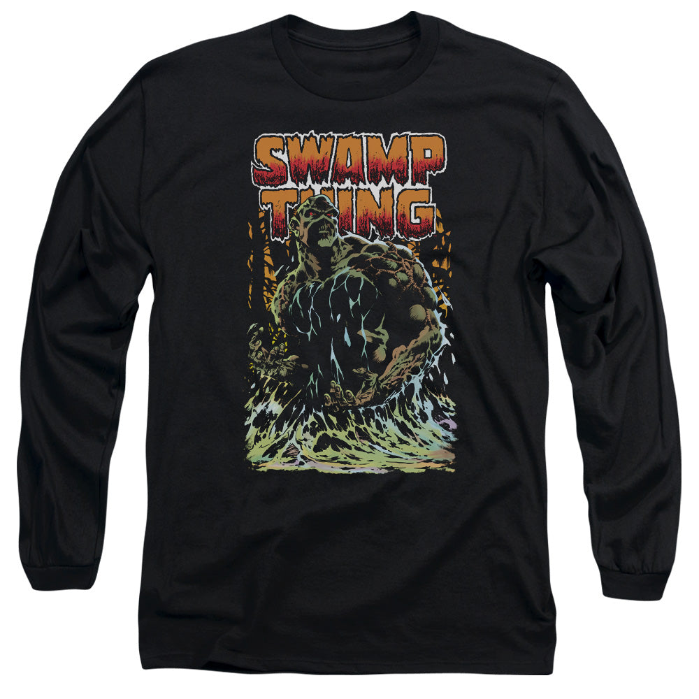 JLA/SWAMP THING -  L/S ADULT 18/1  - BLACK