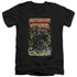 JLA/SWAMP THING - S/S ADULT V-NECK 30/1 - BLACK