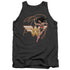 JLA/GLOWING LASSO - ADULT TANK - CHARCOAL