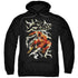 JLA/ELECTRIC RUN - ADULT PULLOVER HOODIE - BLACK