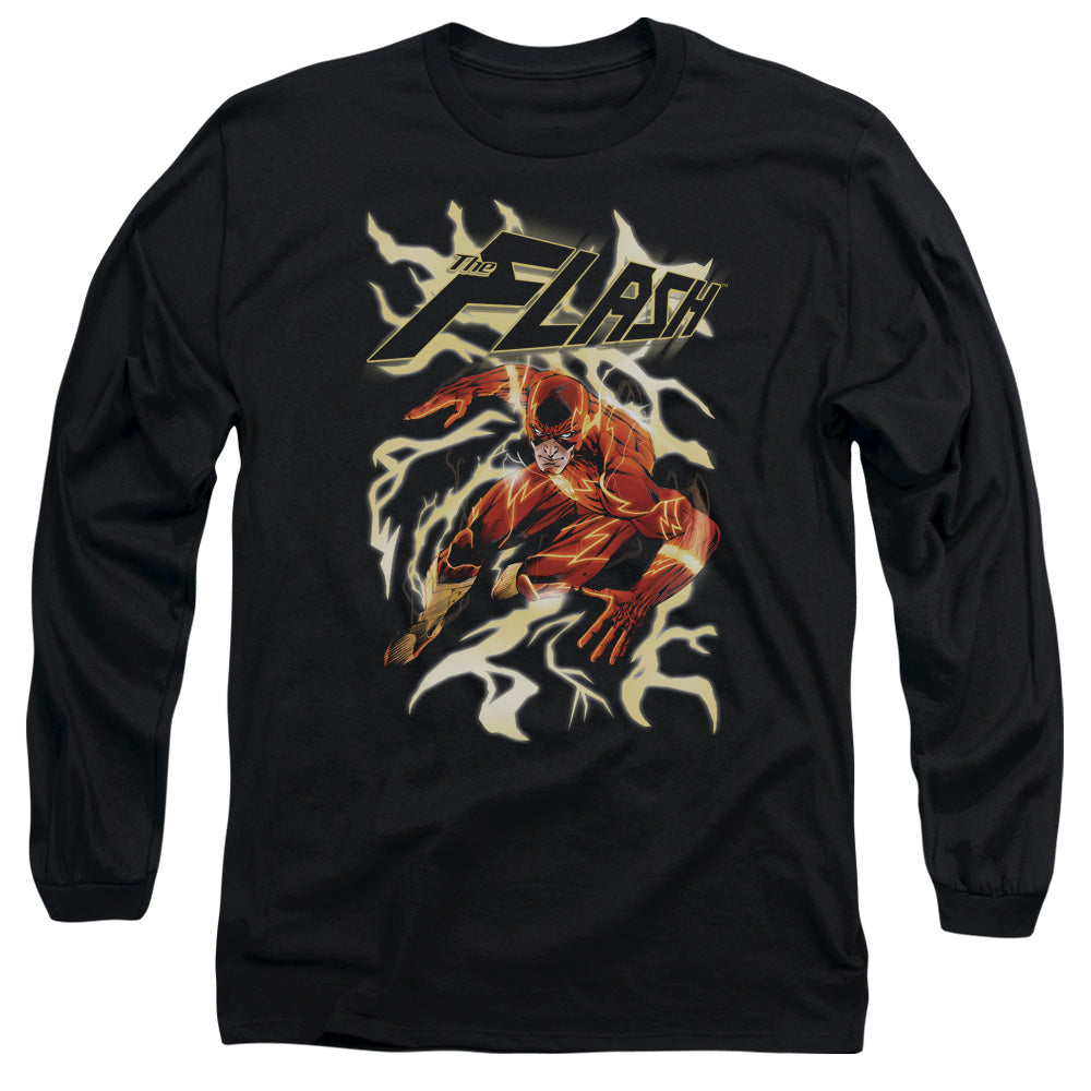 JLA/ELECTRIC RUN -  L/S ADULT 18/1  - BLACK