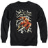 JLA/ELECTRIC RUN - ADULT CREWNECK SWEATSHIRT - BLACK